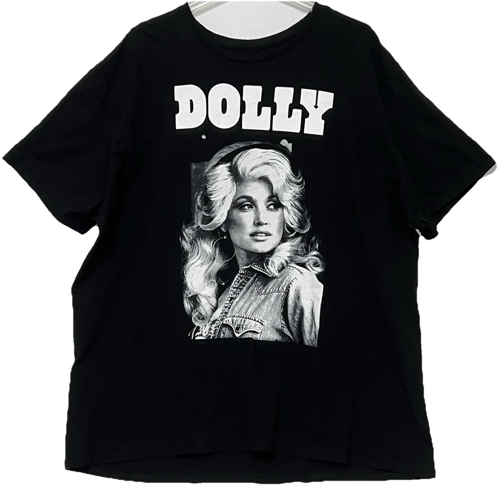 Dolly Parton Concert Short Sleeve Shirt Black Country Music Nashville Men 3XL